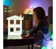 Lysende huse 2 stk.