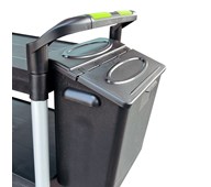 Spand med ophæng og låg til DuraLab laboratorievogne