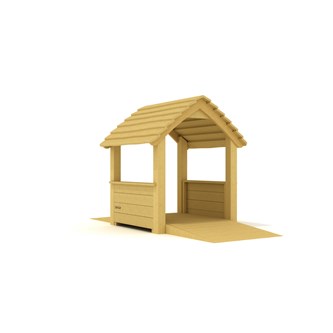 Naturiq legehus med rampe