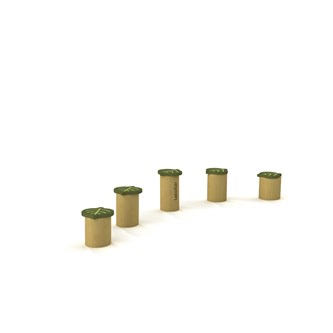 Naturiq balancestubbe med blade