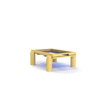 Naturo transparent vandlegebord