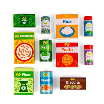 Legemad af træ 11 dele