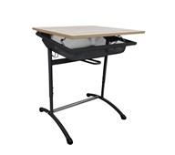 Mandal elevpult mesh HT sort stel