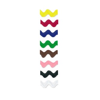 Dekorationsbånd zig-zag 10 mm x 20 m