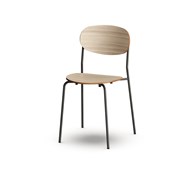 Collab stol FSC 4 ben sh 45 cm sort stel