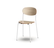 Collab stol FSC 4 ben sh 45 cm hvidt stel