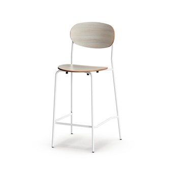 Collab stol FSC sh 63 cm hvidt stel