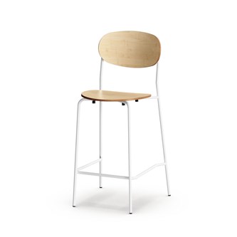 Collab stol FSC sh 63 cm hvidt stel