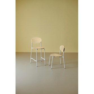 Collab stol FSC sh 63 cm hvidt stel