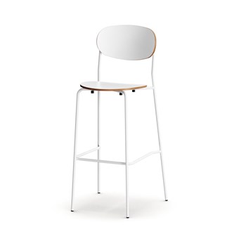 Collab stol FSC sh 75 cm hvidt stel