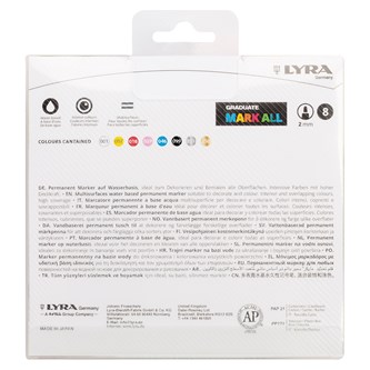 Lyra Graduate mark all 2 mm tuscher 8 stk.