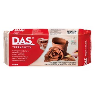 DAS modellervoks terrakotta 0,5 kg