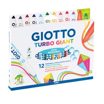 Giotto Turbo Giant tuscher 12 stk.