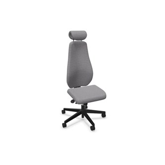 Bjarg FST kontorstol høj ryg med nakkestøtte, Remix 3