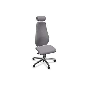 Bjarg FST kontorstol høj ryg med nakkestøtte, Remix 3