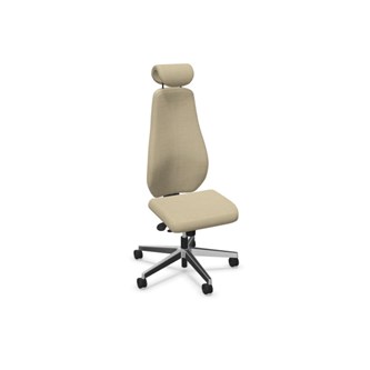 Bjarg FST kontorstol høj ryg med nakkestøtte, Remix 3