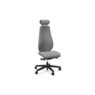 Bjarg ERT kontorstol høj ryg med nakkestøtte, Remix 3