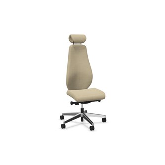 Bjarg ERT kontorstol høj ryg med nakkestøtte, Remix 3