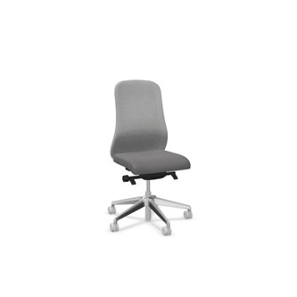 Souly Mesh kontorstol lysegråt stel SA2-ST Era