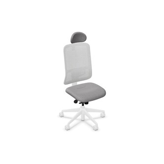 Utila Mesh kontorstol lysegråt stel FST med nakkestøtte Era