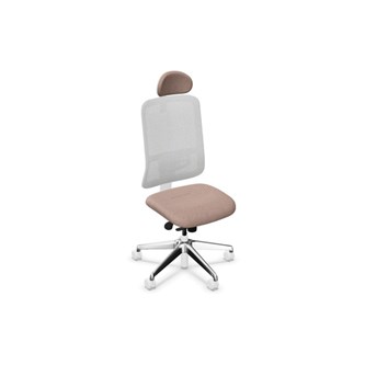Utila Mesh kontorstol lysegråt stel FST med nakkestøtte Era