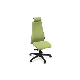 Viden kontorstol sort ERT høj ryg med nakkestøtte Era