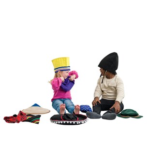 Hatte fra hele verden 9 stk.