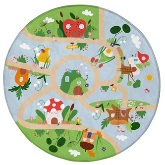 Legetæppe skoven Ø100 cm