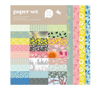 Panduro mønstret papir A4 54 ark