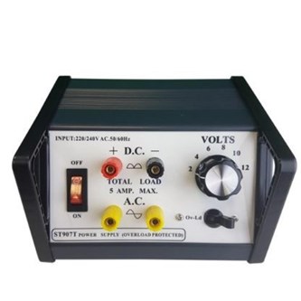 Spændingsaggregat AC/DC, 2–12 V