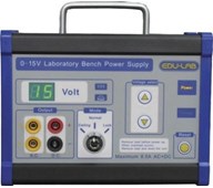 Spændingsaggregat AC/DC, 0–15 V