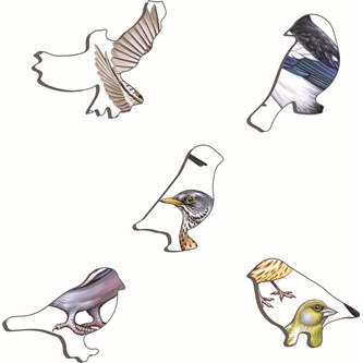 Puslespil Fugle i haven