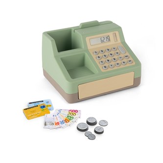 Dantoy kasseapparat med legetøjspenge