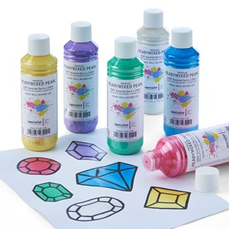 Hobbymaling perlemor 6x250 ml