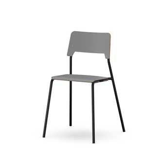 Como stol FSC 4-ben sh 45 cm mellem sæde sort stel