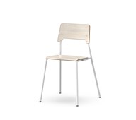Como stol FSC 4-ben sh 45 cm mellem sæde hvidt stel