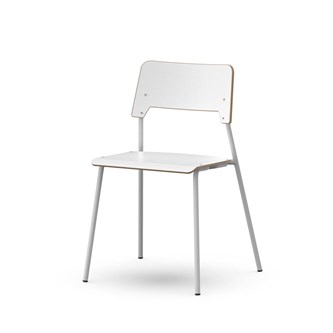 Como stol FSC 4-ben sh 45 cm stor sæde sølv stel