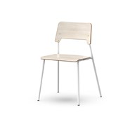 Como stol FSC 4-ben sh 45 cm stor sæde hvidt stel