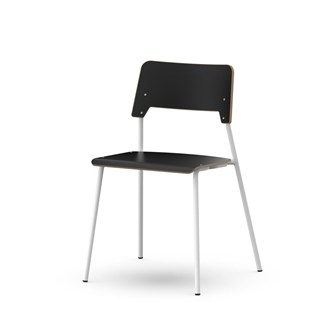 Como stol FSC 4-ben sh 45 cm stor sæde hvidt stel