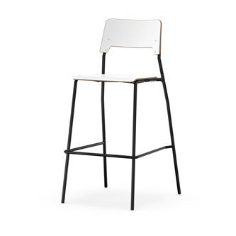 Como stol FSC 4-ben sh 75 cm stor sæde sort stel