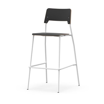 Como stol FSC 4-ben sh 75 cm stor sæde hvidt stel