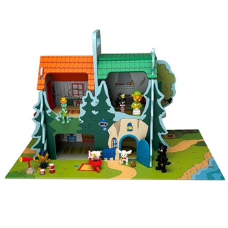Bamse legehus med figurer 13 dele