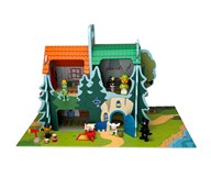 Bamse legehus med figurer 13 dele