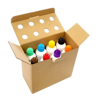 Markers med flydende farve 8x75 ml