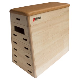 Plint 7-delt med hjul