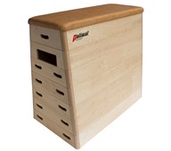 Plint 7-delt med hjul