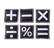 Ærtepose med matematiske tegn