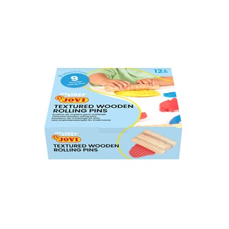 Træruller til ler 9 stk.