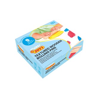 Træruller til ler 9 stk.