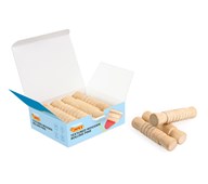 Træruller til ler 9 stk.